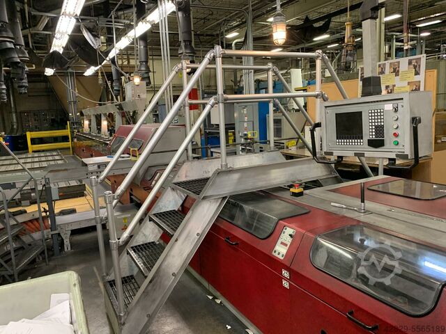 Multiple clamp perfect binder gatherer MÜLLER MARTINI Corona C 12