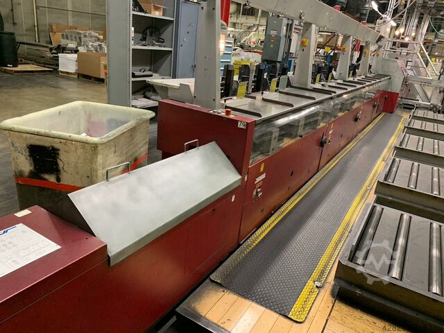 Multiple clamp perfect binder gatherer MÜLLER MARTINI Corona C 12