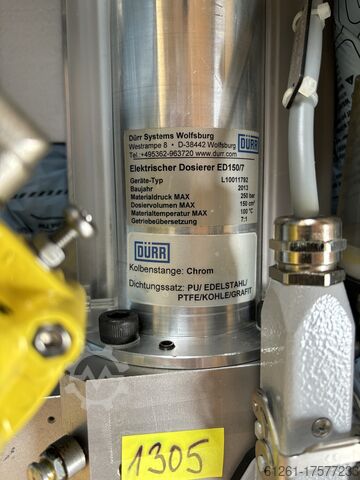 Pumps and dosing concept double barrel pump Dürr MPDK X20