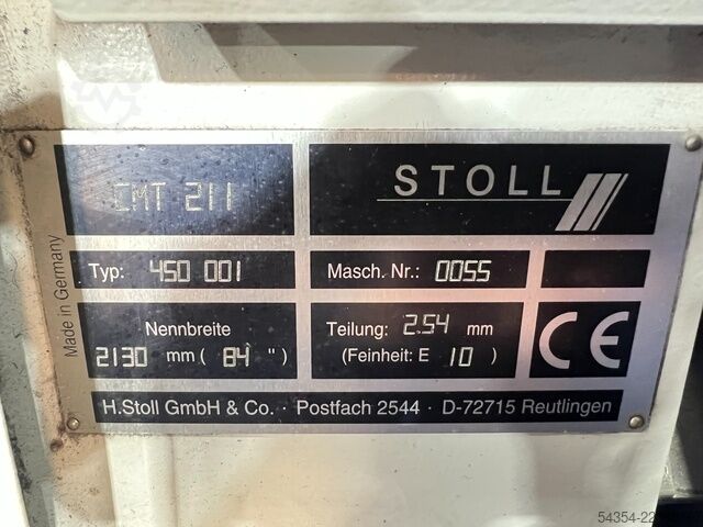 Flachstrickmaschine Stoll CMT 211