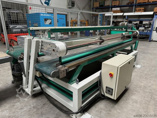 Outlet conveyor system behind Weinig RGB TMC-3500