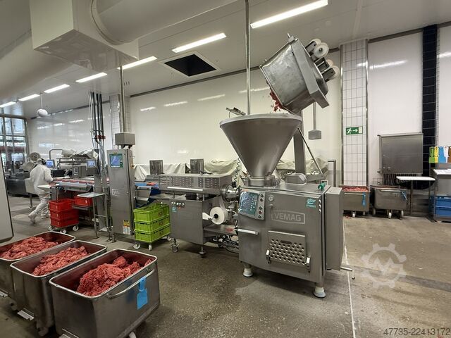 Fleischverarbeitungsmaschine zum Füllen und Verpacken VEMAG MULTIVAC 
