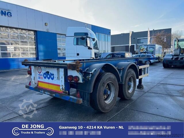 Containertransport Schmitz Cargobull SCF 20 FT Chassis / BPW + Drum