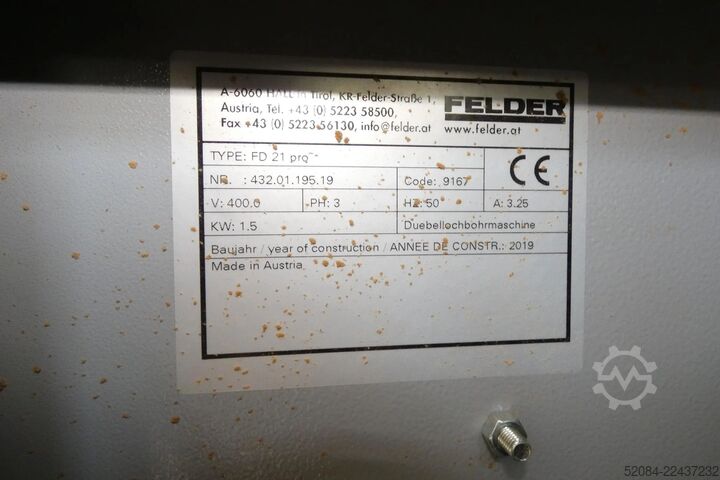 Felder Dübelbohrmaschine FD 21 pro Felder FD 21 pro