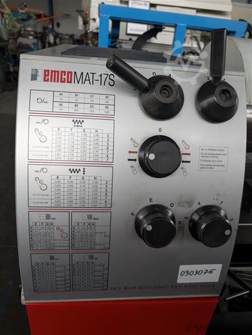 Leit- und Zugspindeldrehmaschine EMCO Emcomat EM17S