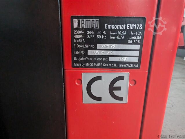 Leit- und Zugspindeldrehmaschine EMCO Emcomat EM17S