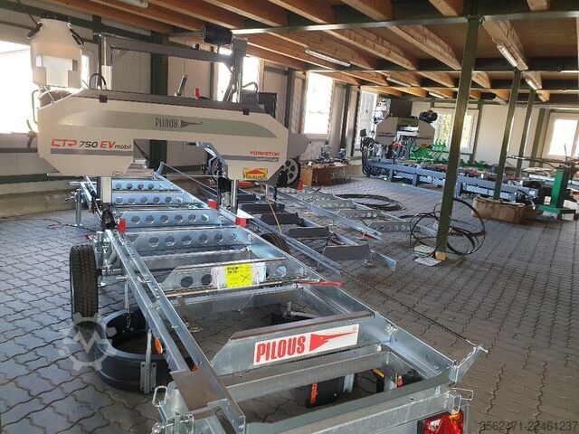 Complete sawmill (mobile) Pilous CTR750EV-MP