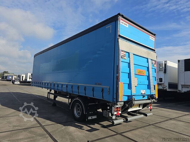 Sliding tarpaulins SYSTEM TRAILERS D400V/XL/ZL/BPW 1 AXLE CITY LIFT LBW