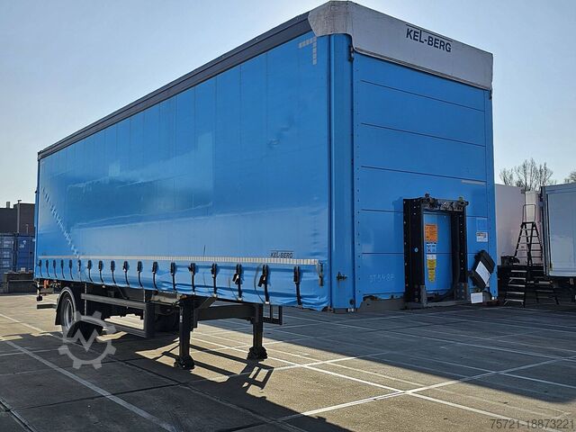 Sliding tarpaulins SYSTEM TRAILERS D400V/XL/ZL/BPW 1 AXLE CITY LIFT LBW