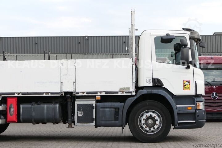 Truck mounted crane SCANIA P 400 Pritsche Kran HIAB 377 E Funk Euro 5