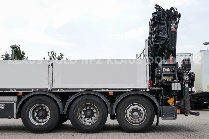Truck mounted crane SCANIA P 400 Pritsche Kran HIAB 377 E Funk Euro 5