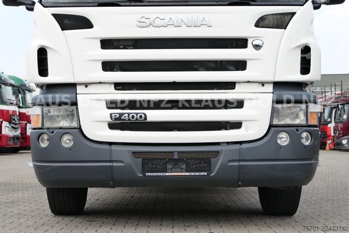 Truck mounted crane SCANIA P 400 Pritsche Kran HIAB 377 E Funk Euro 5