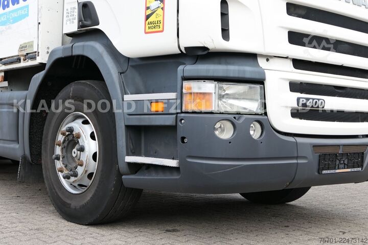 Truck mounted crane SCANIA P 400 Pritsche Kran HIAB 377 E Funk Euro 5