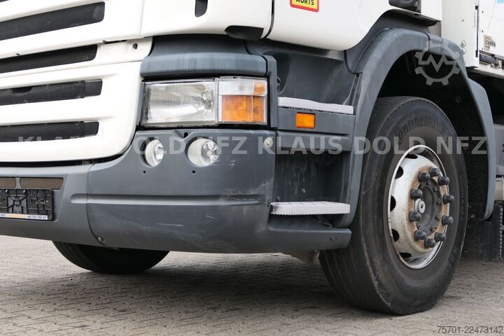 Truck mounted crane SCANIA P 400 Pritsche Kran HIAB 377 E Funk Euro 5