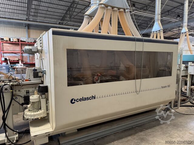 Profiliermaschine für 2-Schicht-Parkett Celaschi TEAM 60/5