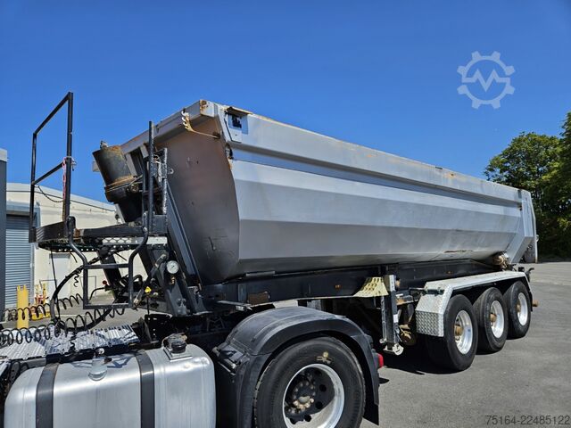 Tipper semitrailer KEMPF SKM 35/3 SR Stahlrundmulde