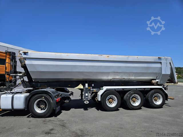 Tipper semitrailer KEMPF SKM 35/3 SR Stahlrundmulde