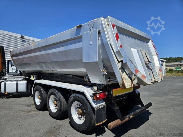 Tipper semitrailer KEMPF SKM 35/3 SR Stahlrundmulde