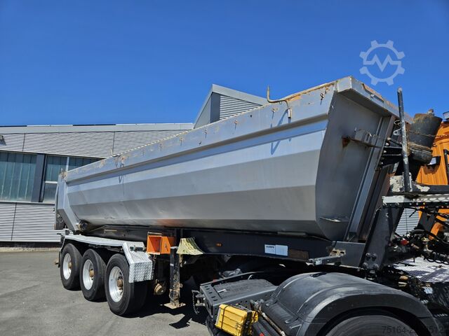 Tipper semitrailer KEMPF SKM 35/3 SR Stahlrundmulde