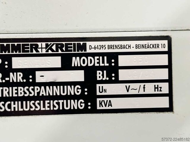 Vertical Eroding Machine Zimmer + Kreim Genius 850