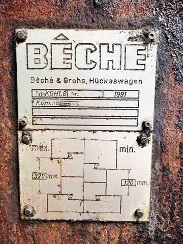 Short-Stroke Die Forging Hammer BÊCHÉ KGH 1,6