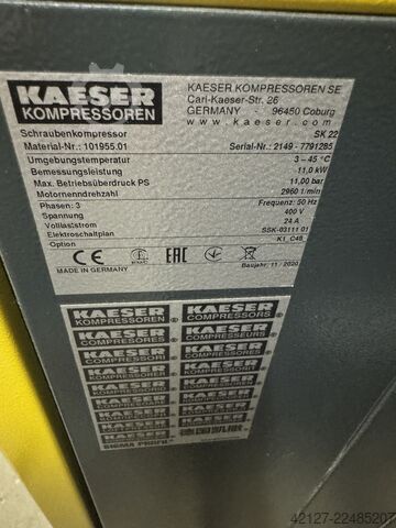 Screw compressor Kaeser SK 22 - Top