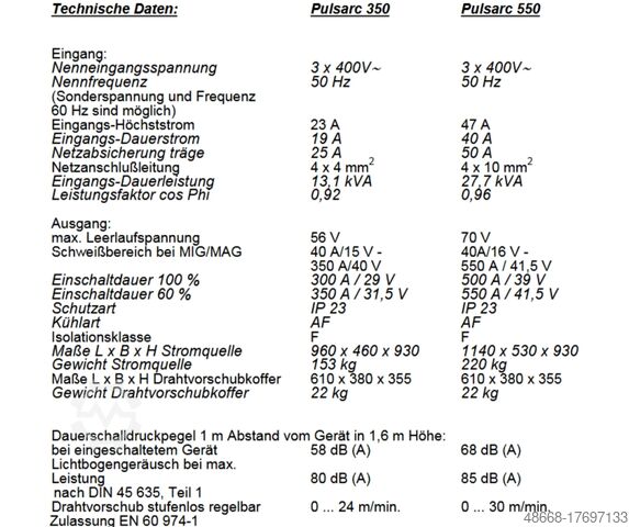 Schweißgerät Schweißanlage ESS Pulsarc 350 ESS DVK 400