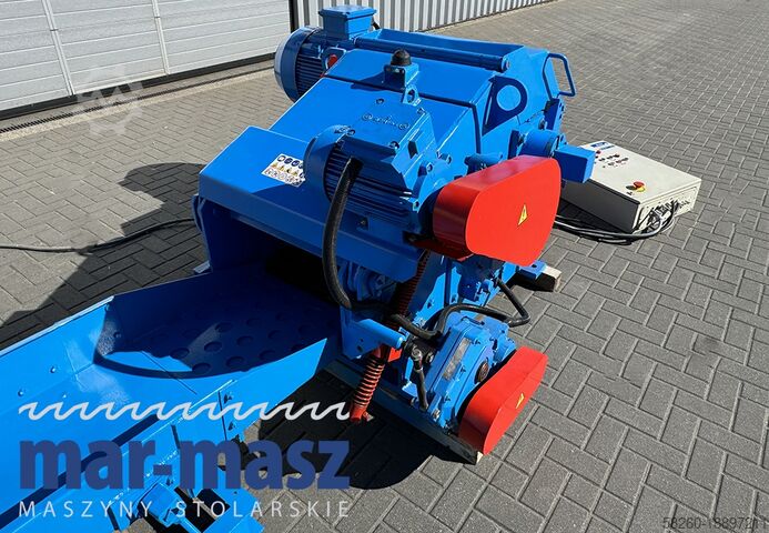 Chipper Drum shredder BRUKS 550×200  z walcami wciągającymi