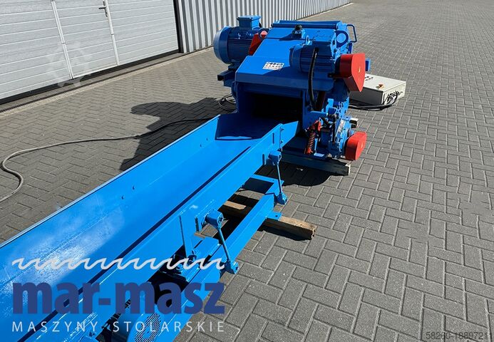 Chipper Drum shredder BRUKS 550×200  z walcami wciągającymi