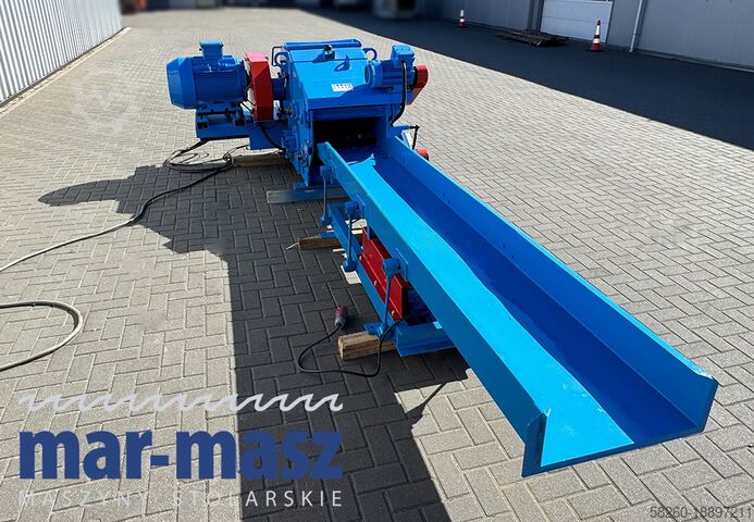 Chipper Drum shredder BRUKS 550×200  z walcami wciągającymi