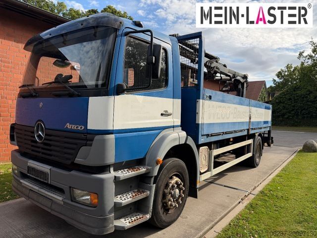 Flatbed truck MERCEDES-BENZ 1823 Atego Atlas 105.2 1.Hand nur 226.000 km