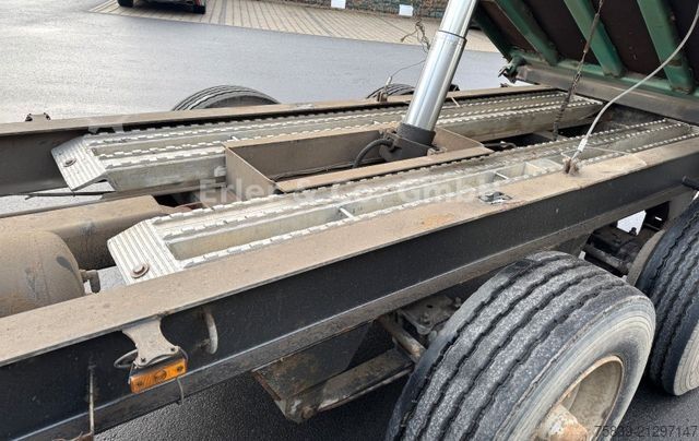Dreiseitenkipper Anhänger OBERMAIER 13 t, Dreiseitenkipper, Rampen