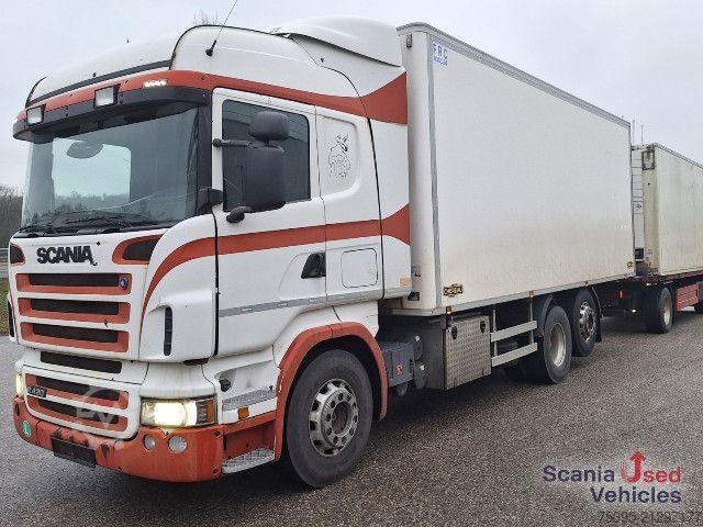 Kühltransporter Scania R 420 LB6x2MNB Analog Tacho Rohrbahnen Komplettzug