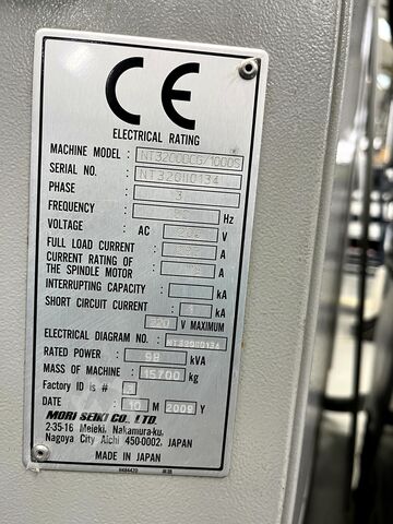CNC-Dreh- und Fräszentrum Mori Seiki NT3200 DCG / 1000 S