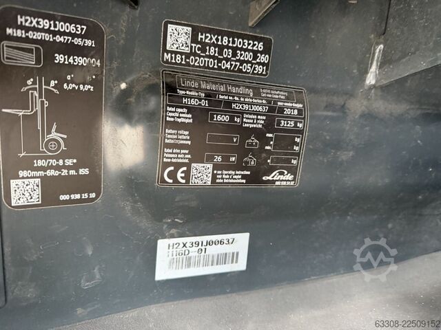 Diesel Forklift Linde H16D-01
