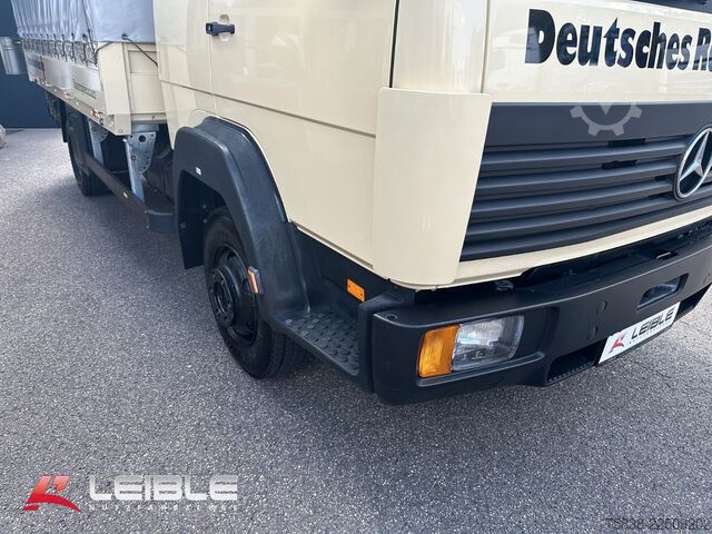 Curtain sider van MERCEDES-BENZ 811*Pritsche+Plane*DoKa*11Tkm*AHK*TOP*