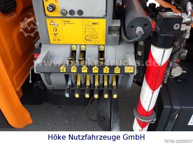 Dreiseitenkipper IVECO 70 C 18 DoKa/Kipper/Palfinger Kran/Greifer/2xAHK