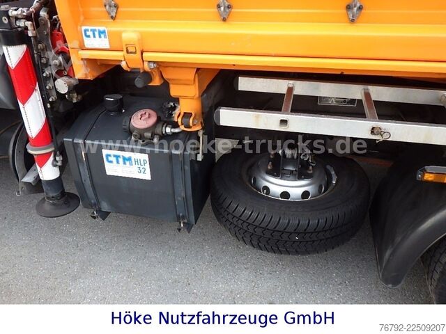 Dreiseitenkipper IVECO 70 C 18 DoKa/Kipper/Palfinger Kran/Greifer/2xAHK