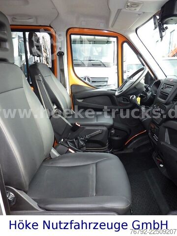 Dreiseitenkipper IVECO 70 C 18 DoKa/Kipper/Palfinger Kran/Greifer/2xAHK