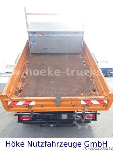 Transporter mit Kipper IVECO 70 C 18 DoKa/Kipper/Palfinger Kran/Greifer/2xAHK