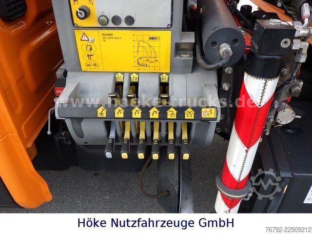 Transporter mit Kipper IVECO 70 C 18 DoKa/Kipper/Palfinger Kran/Greifer/2xAHK