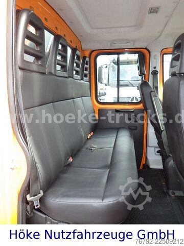 Transporter mit Kipper IVECO 70 C 18 DoKa/Kipper/Palfinger Kran/Greifer/2xAHK