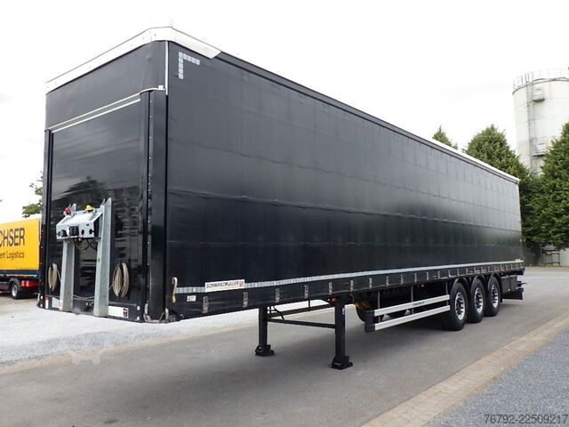 Open semitrailer with tarp SCHWARZMÜLLER S1 Power-Line Tautliner/Schiebeverdeck/Lift/LASI