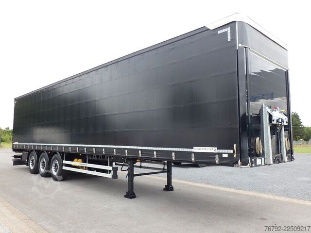 Open semitrailer with tarp SCHWARZMÜLLER S1 Power-Line Tautliner/Schiebeverdeck/Lift/LASI