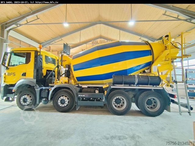 Concrete mixer truck MAN TGS (TG3) 32.400 8x4 BB CH Betonmischer  Stetter