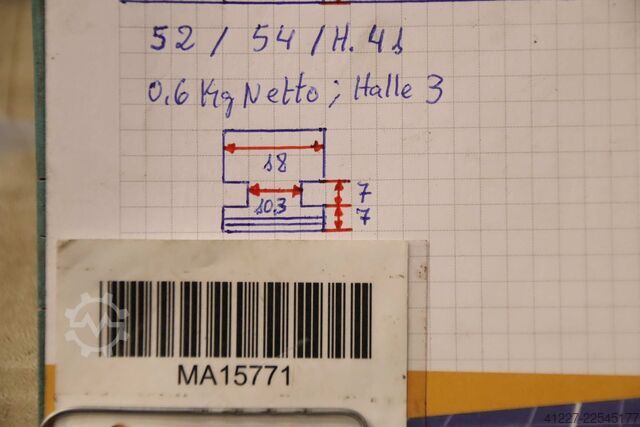 Wechselbacken unbekannt Breite 18 mm