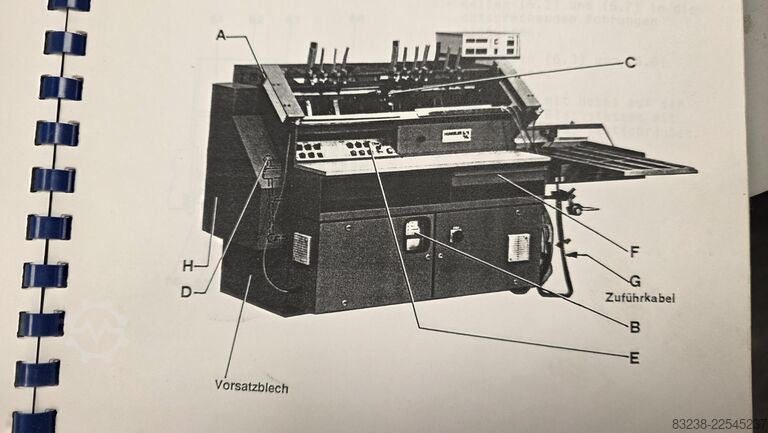 Buchbindereimaschine Hunkeler VEA 520 - VA250 S