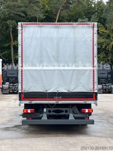 Flatbed truck with tarp MERCEDES-BENZ Atego 1524 Pritscha+Plane Tang Aufbau