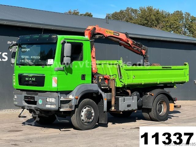 Dreiseitenkipper LKW MAN TGM 18.340 4x2 Meiller DSK + Palfinger-Ladekran