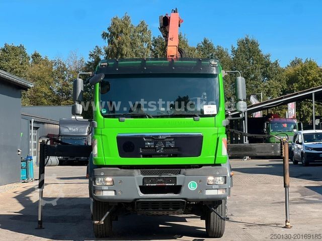 Dreiseitenkipper LKW MAN TGM 18.340 4x2 Meiller DSK + Palfinger-Ladekran